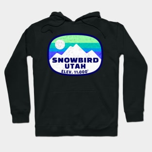 Ski Snowbird Utah Skiing Winter Sports Snowboarding Hoodie